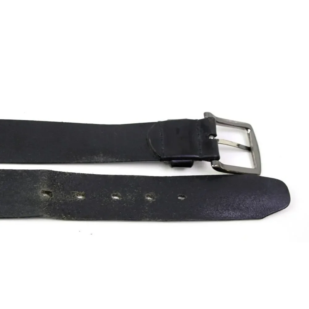 Levi's SADDLE BLACK GENUINE LEATHER 1 3/8
